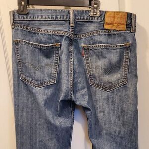 Vintage Levi’s 505 Regular Fit Straight Leg Jeans distressed –  36x32